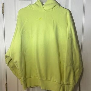Reebok Women's Lime Green Hoodie Sweater Size Xl *READ